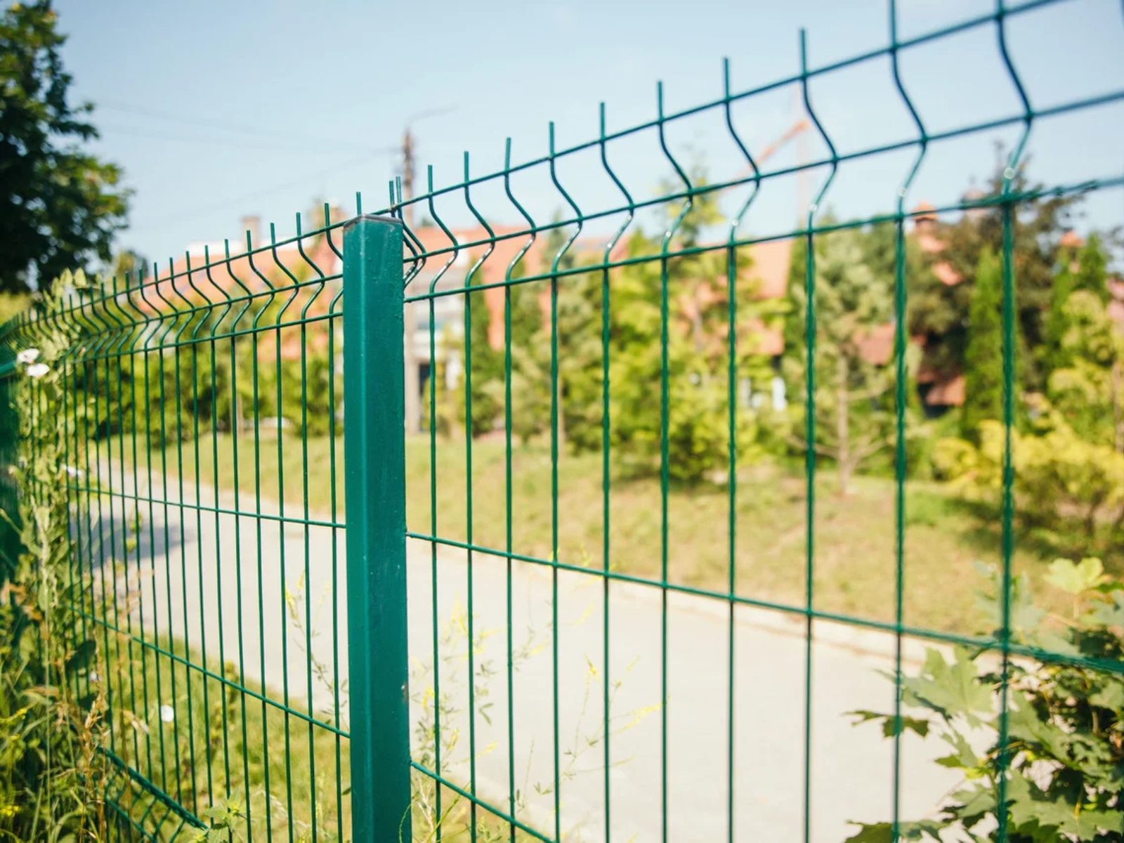 2500. сетчатый забор секционный. 8. панель medium 2. секция заграждения "махаон-стандарт".